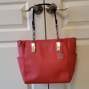 Genuine Leather CK Purse-Melon